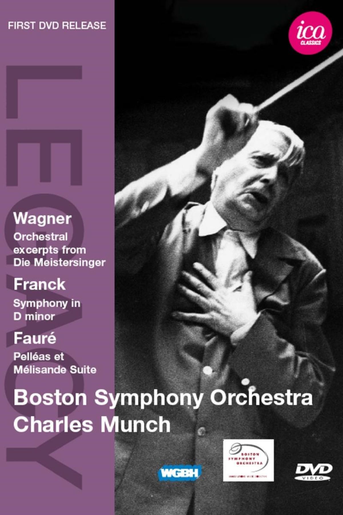 Afbeelding van Boston Symphony Orchestra, Charles Munch - Wagner: Excerpts From Die Meistersinger | Symphony in D