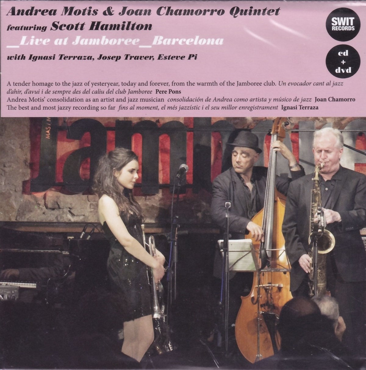 Andrea Motis, Joan Chamorro Quintet, Scott Hamilton - Live At Jamboree Barcelona
