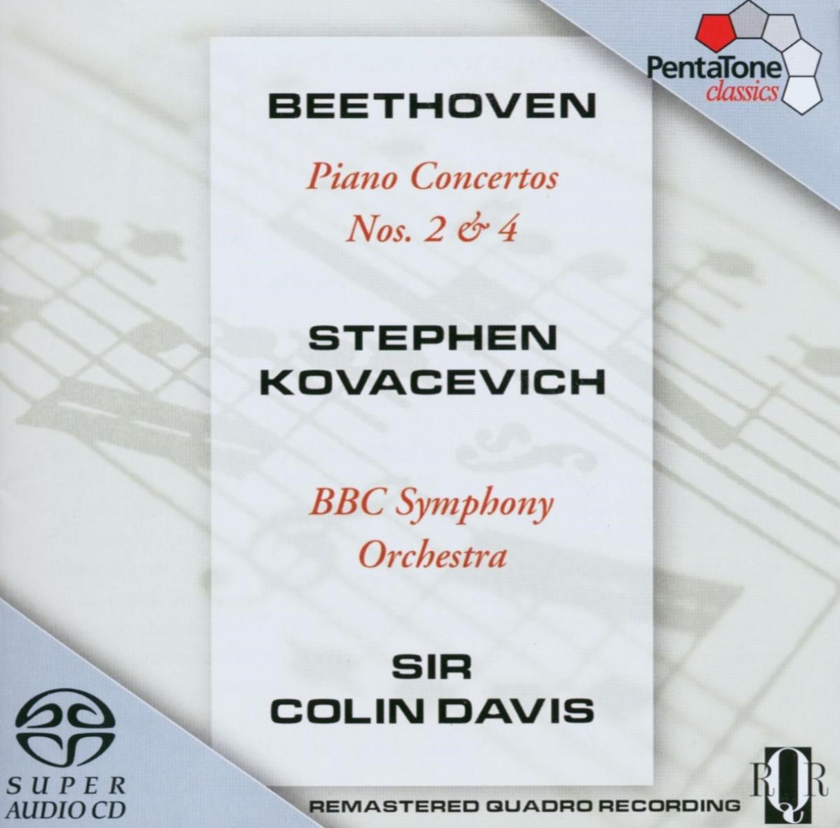 Afbeelding van Stephen Kovacevich, BBC Symphony Orchestra, Sir Colin Davis - Beethoven: Piano Concertos Nos. 2 & 4