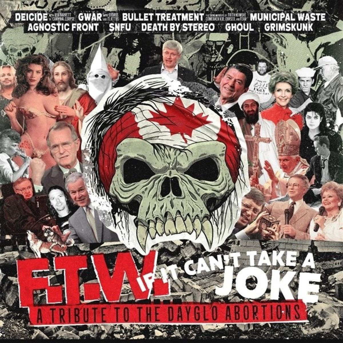 Afbeelding van Various Artists (Dayglo's Tribute) - F.T.W. If It Can't Take A Joke: A Tribute To The Dayglo Abortions