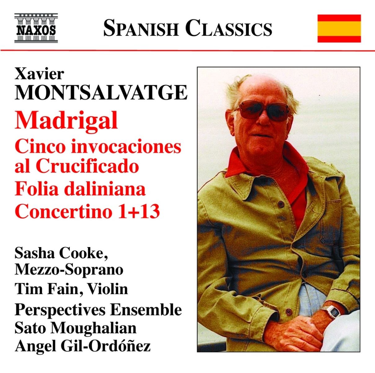 Sasha Cooke, Tim Fain, Perspectives Ensemble, Sato Moughalian, Angel Gil-Ordónez - Montsalvatge: Madrigal | Cinco Invocaciones Al Crucificado | Folia Daliniana | Concertino 1+13