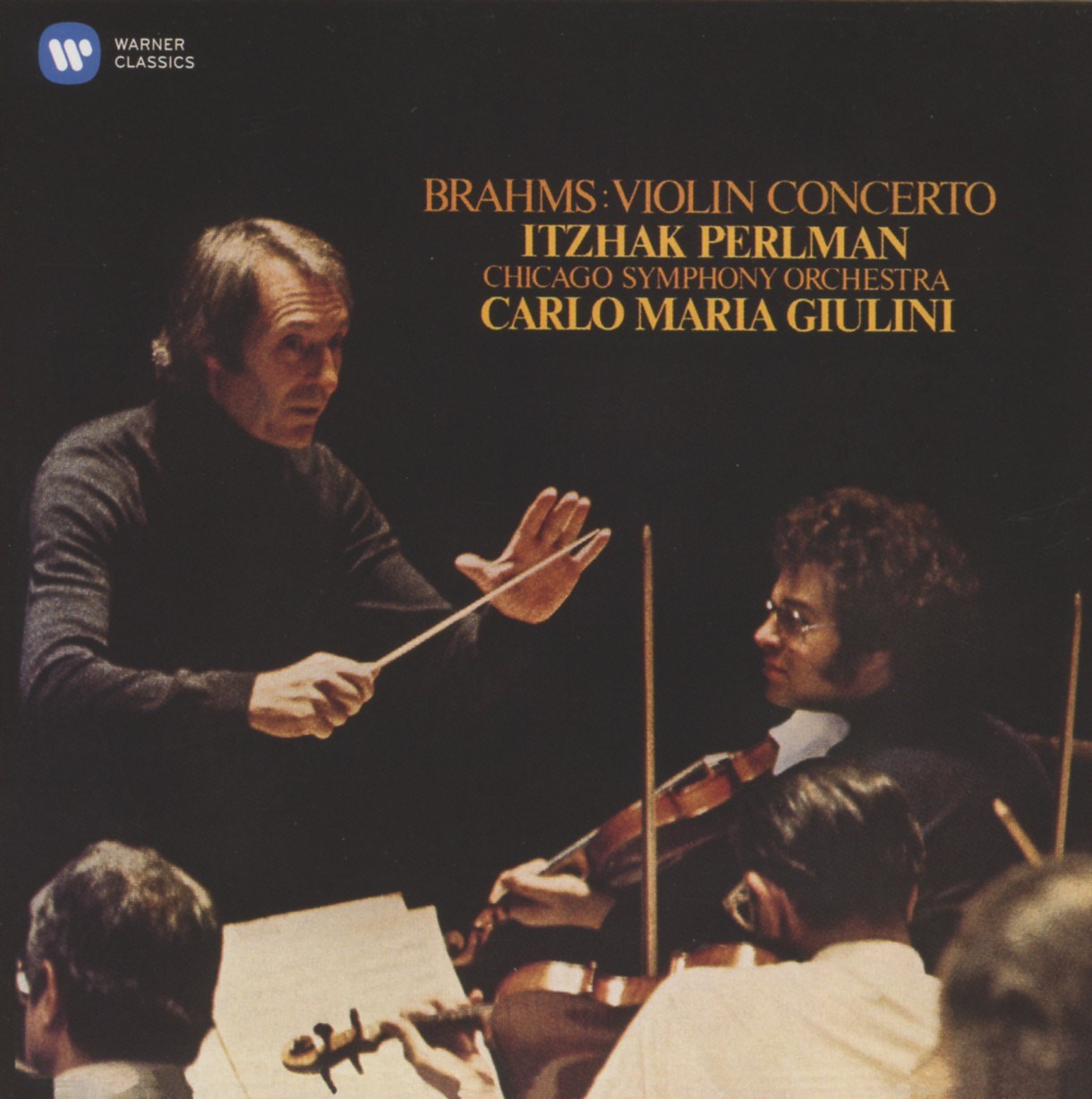 Afbeelding van Itzhak Perlman, Chicago Symphony Orchestra, Carlo Maria Giulini - Brahms: Violin Conerto In D Major