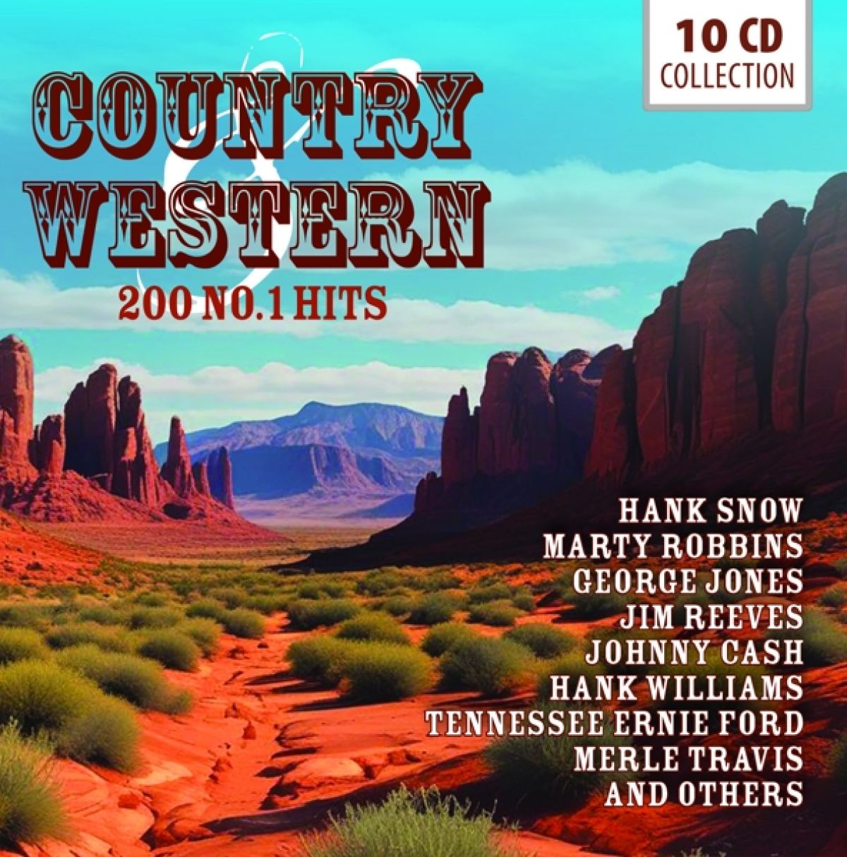 Afbeelding van Various Artists - Country & Western: 200 No.1 Hits