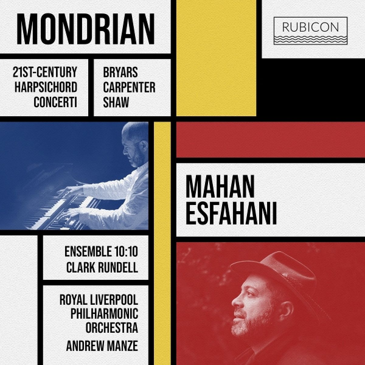 Afbeelding van Royal Liverpool Philharmonic Orchestra & Clark Rundell - Mondrian: 21st-Century Harpsichord Concerti