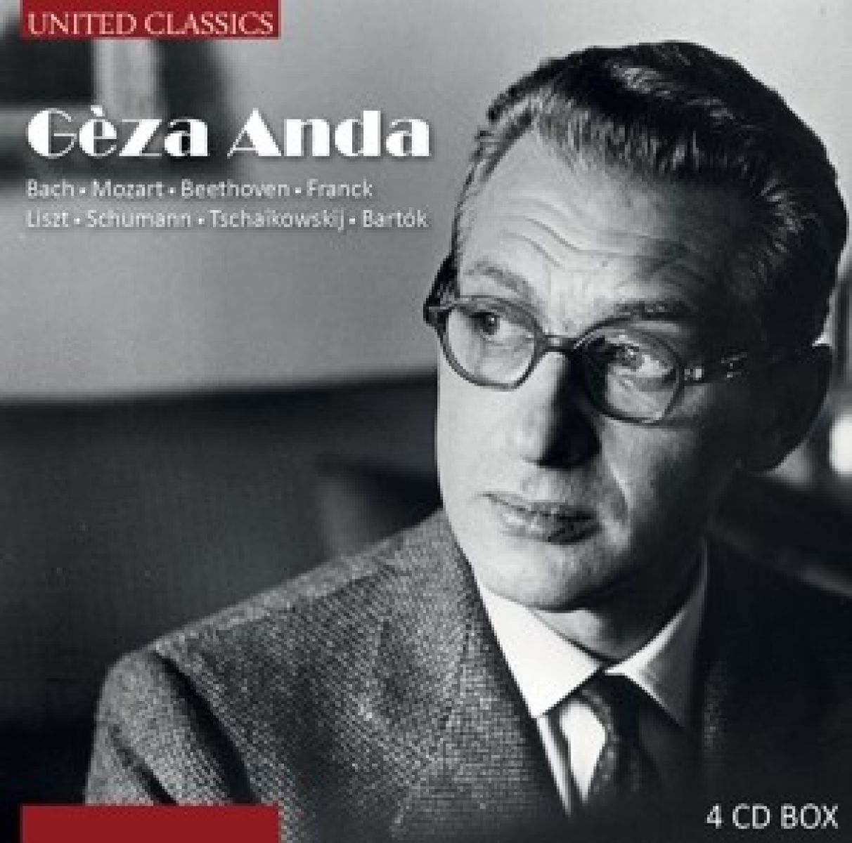 Afbeelding van Gèza Anda - Bach, Mozart, Beethoven, Franck, Liszt, Schumann, Tshaikovsky, Bartók