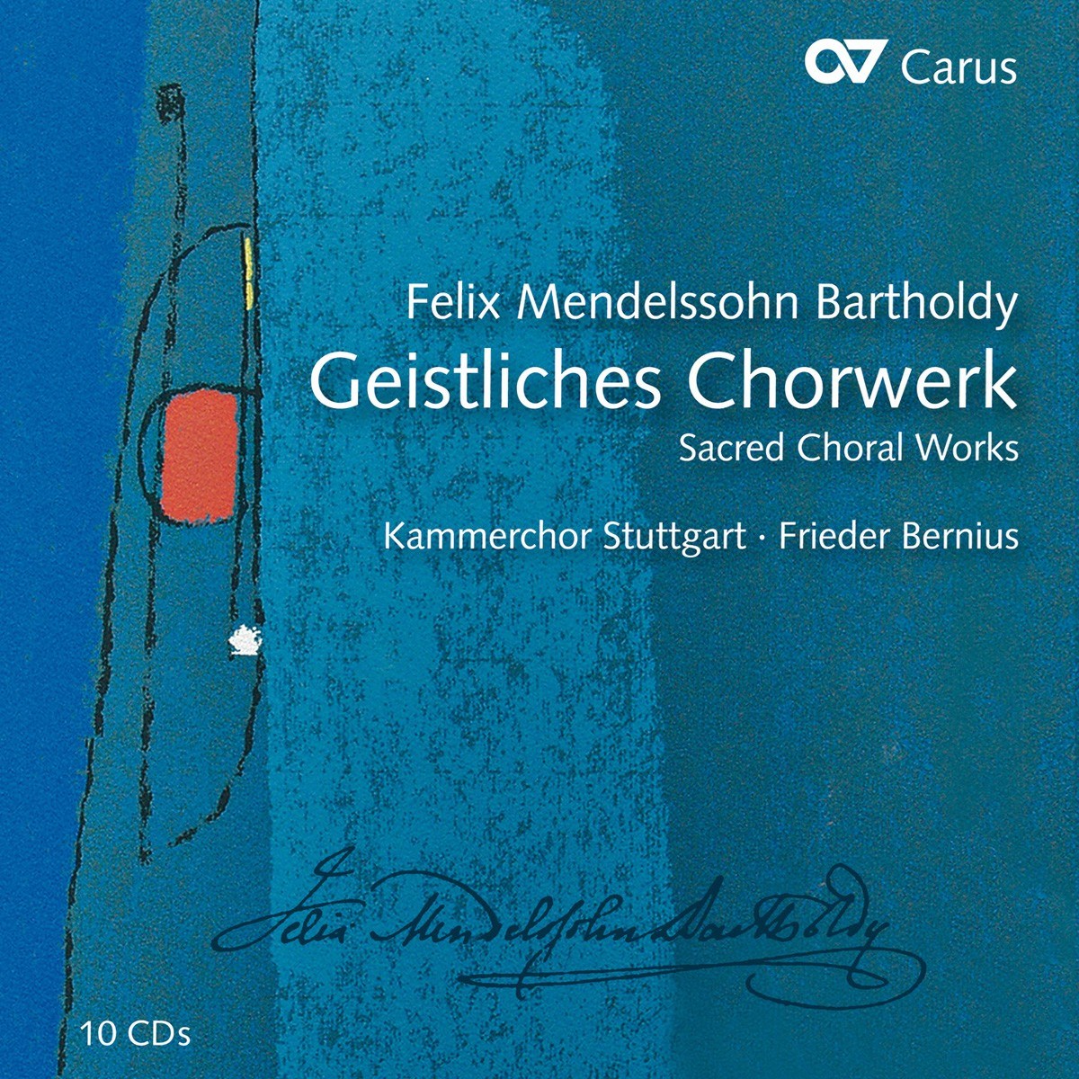 Afbeelding van Kammerchor Stuttgart, Frieder Bernius - Mendelssohn: Choral Works