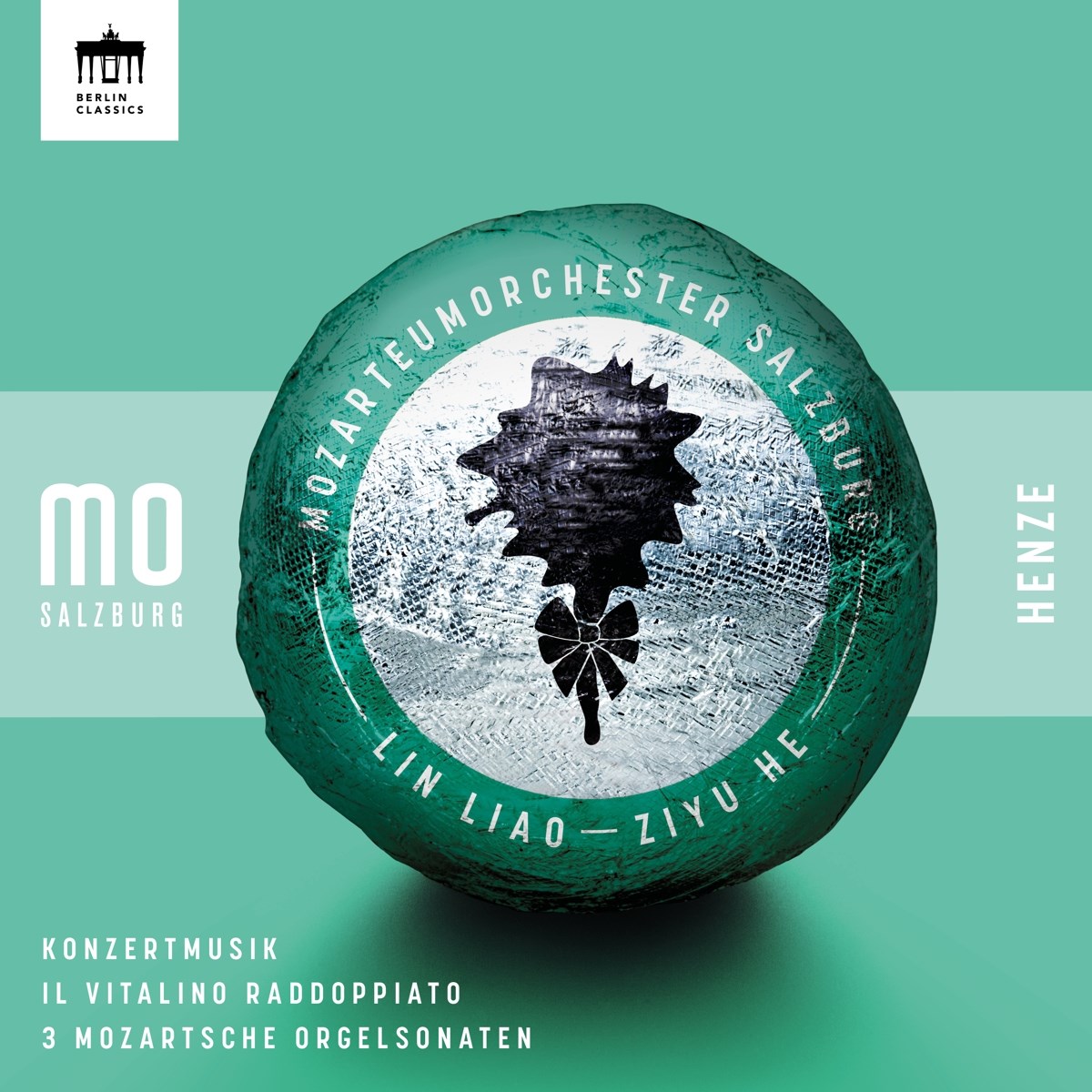Afbeelding van Ziyu He, Mozarteumorchester Salzburg & Lin Liao - Henze: Konzertmusik, Il Vitalino Raddoppiato, 3 Mozartsche Orgelsonaten