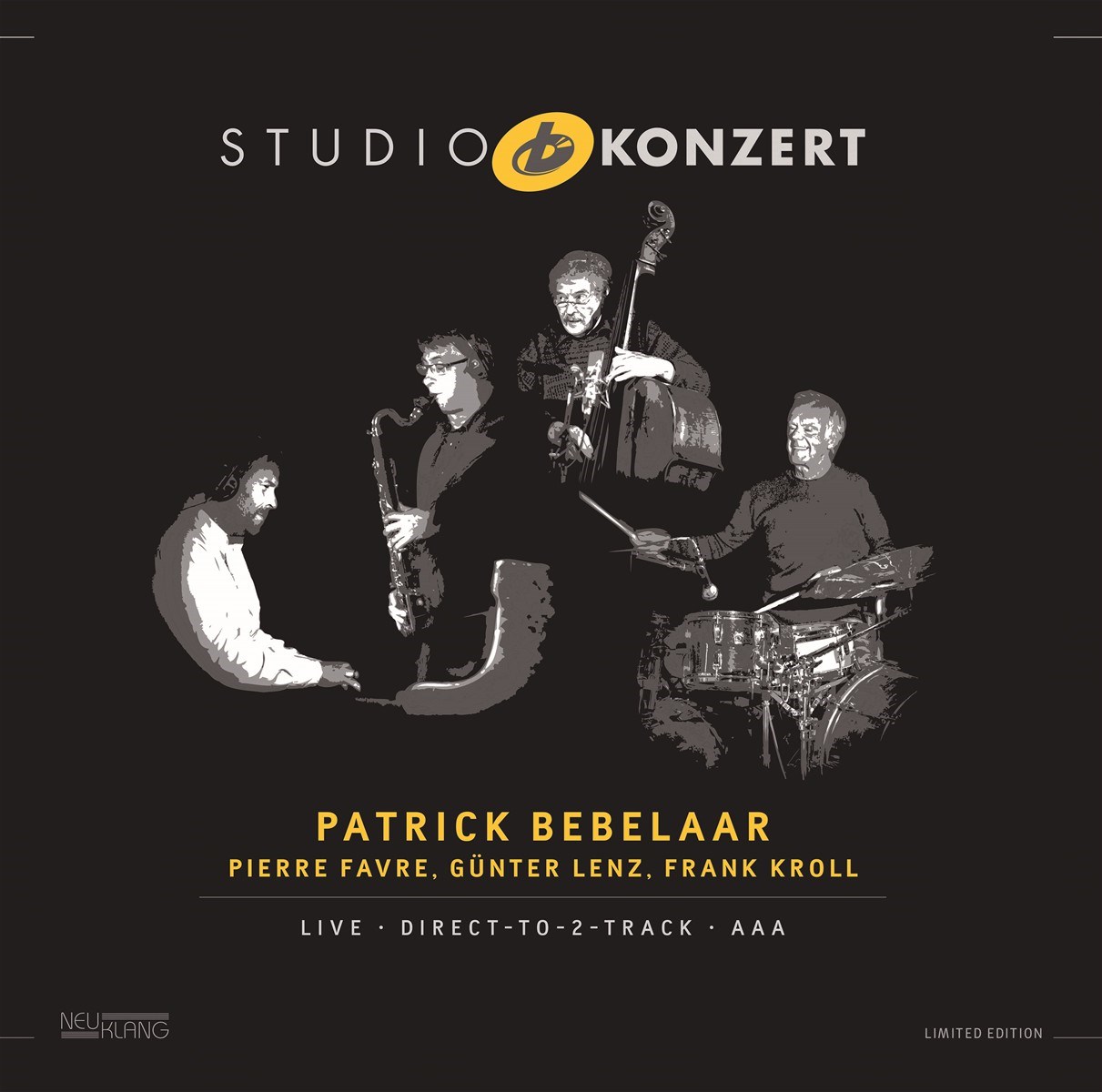 Afbeelding van Patrick Bebelaar & Pierre Favre - Studio Konzert
