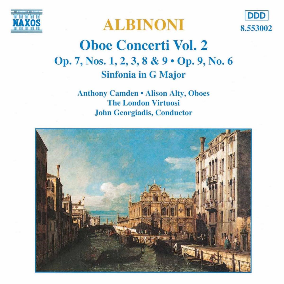 Anthony Camden, The London Virtuosi, John Georgiadis - Albinoni: Oboe Concerti Vol.2