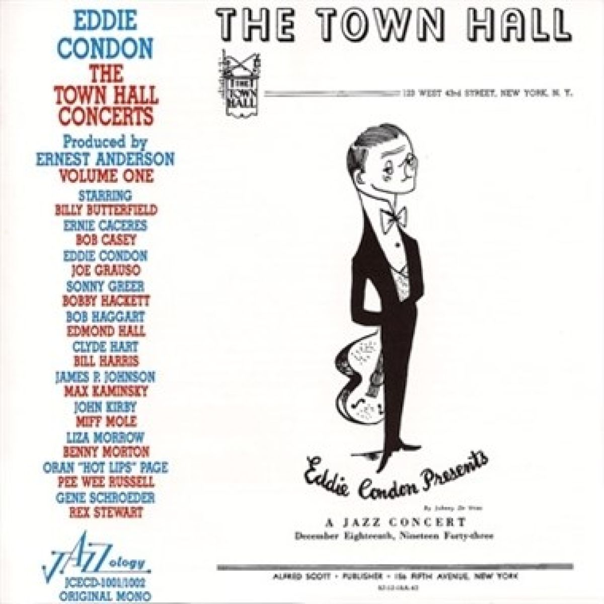 Afbeelding van Eddie Condon - Town Hall Concert, New York - Volume 1