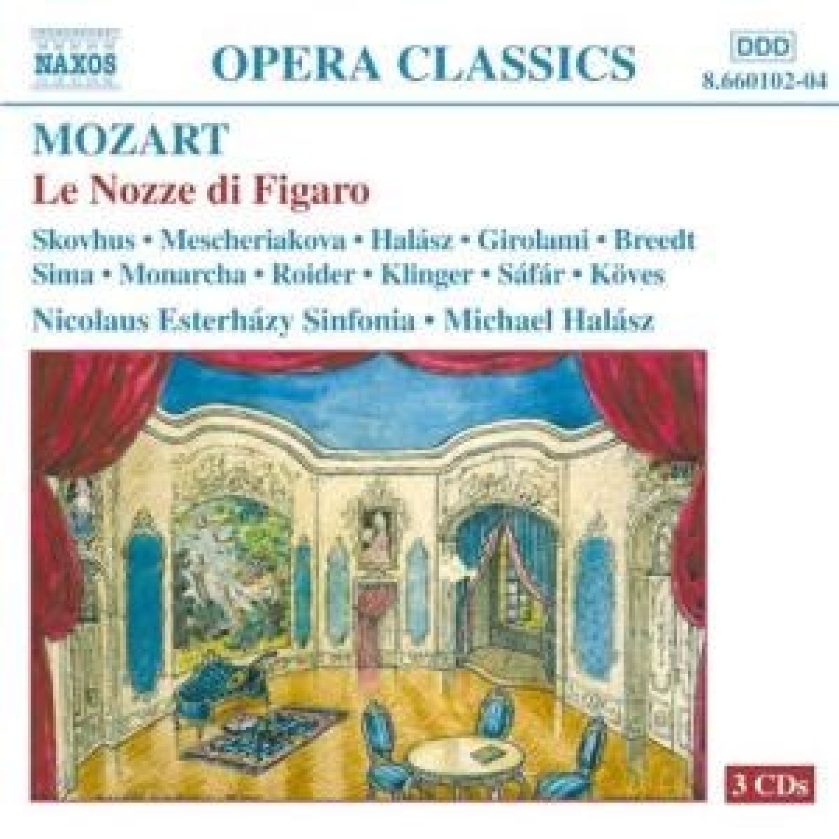 Afbeelding van Nicolaus Esterházy Sinfonia, Michael Halász - Mozart: Le Nozze Di Figaro
