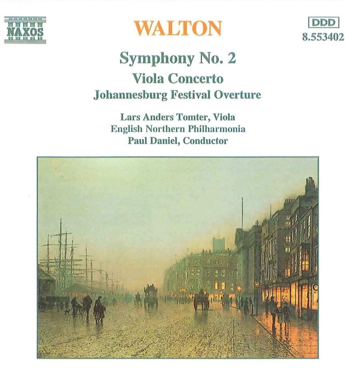 Lars Anders Tomter, English Northern Philharmonia, Paul Daniel - Walton: Symphonie 2 | Viola Concerto