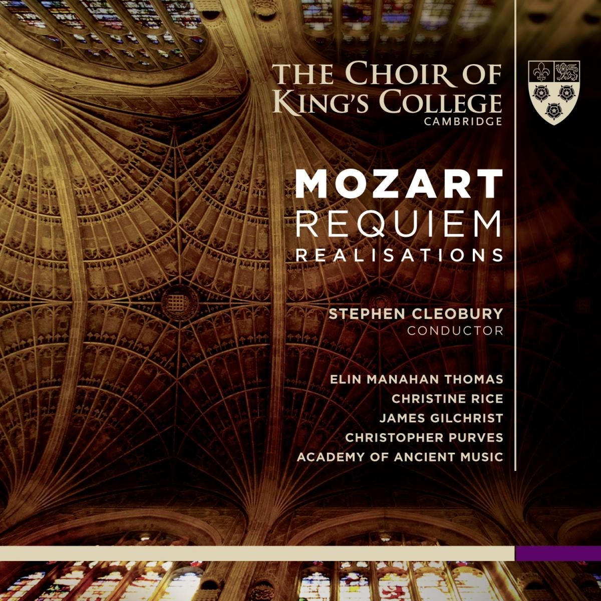Afbeelding van The King's College Choir Cambridge, Stephen Cleobury - Mozart: Requiem Realisations