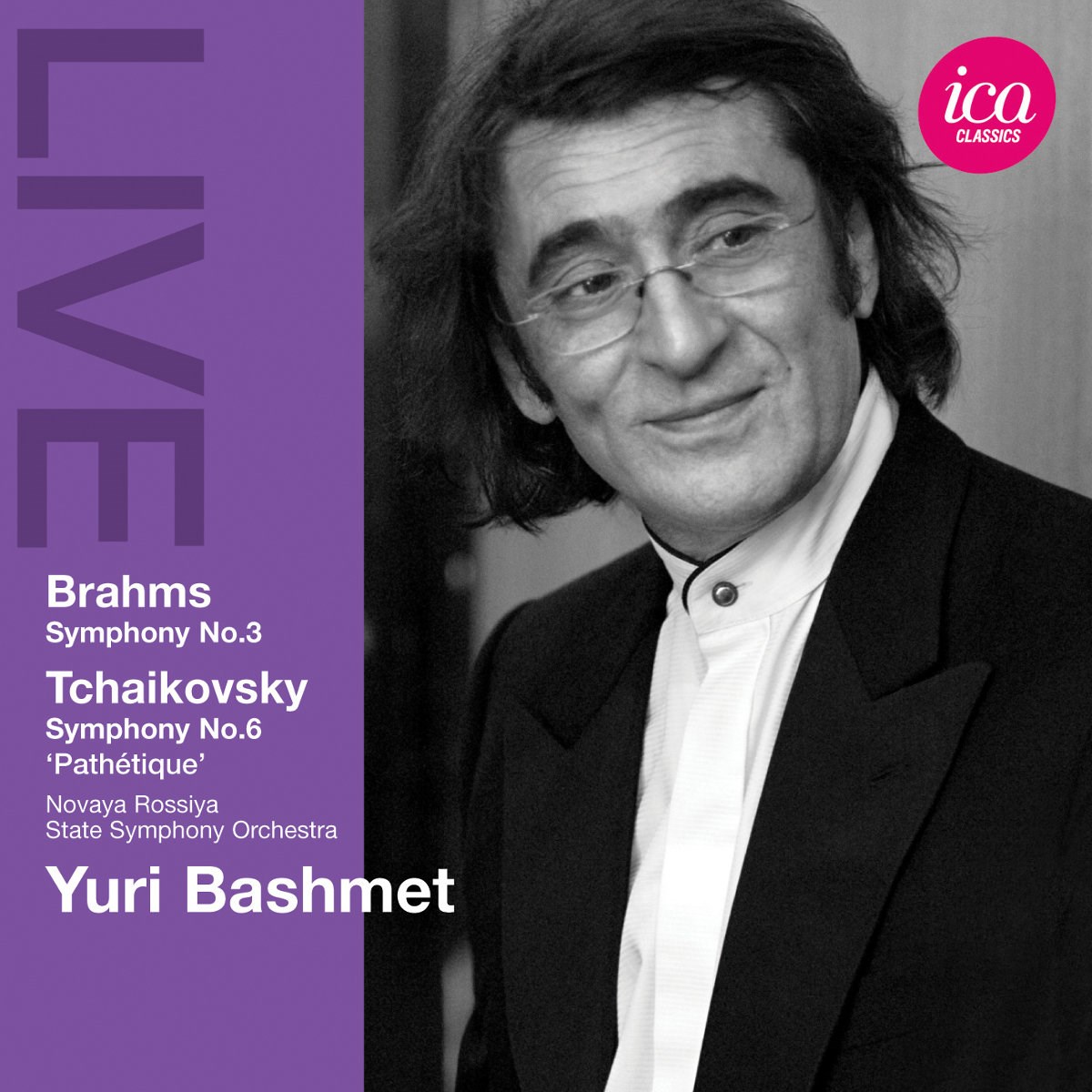 Afbeelding van Yuri Bashmet, New Russia State Symphony Orchestra - Brahms: Symphony No. 3 | Tchaikovsky: Symphony No. 6