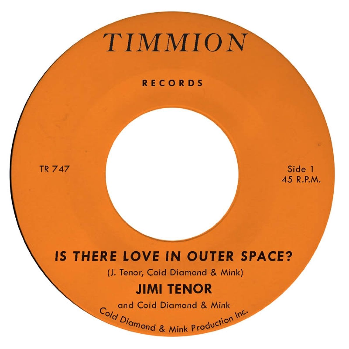 Afbeelding van Jimi Tenor & Cold Diamond & Mink - Is There Love In Outer Space? / Orbiting Telesto