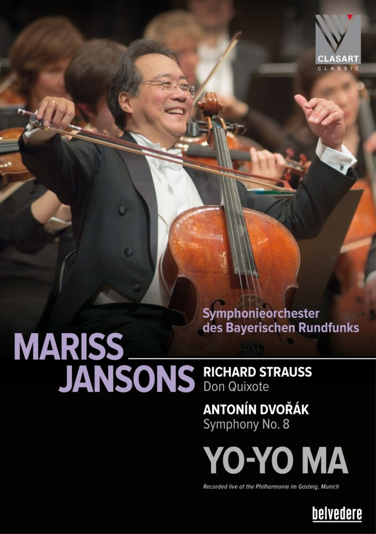 Afbeelding van Yo-Yo Ma, Symphonieorcheter de Bayerische Rundfunks, Mariss Jansons - Strauss: Don Quixote | Dvořák: Symphony No.8