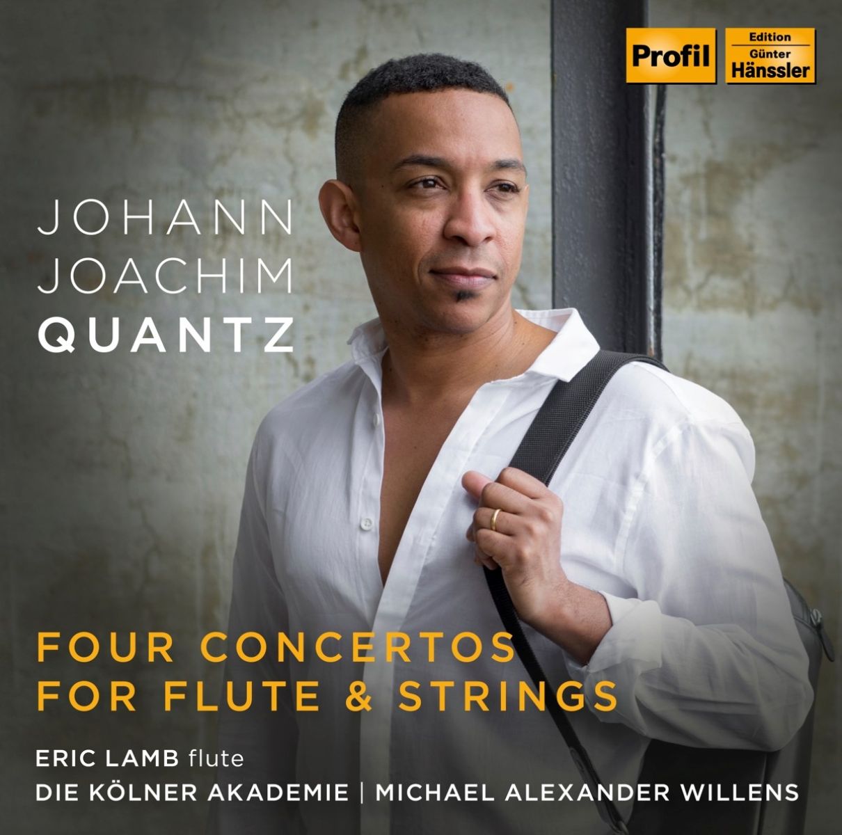 Afbeelding van Eric Lamb, Kölner Akademie, Michael Willens - Quantz: Four Flute Concertos For Flute & Strings