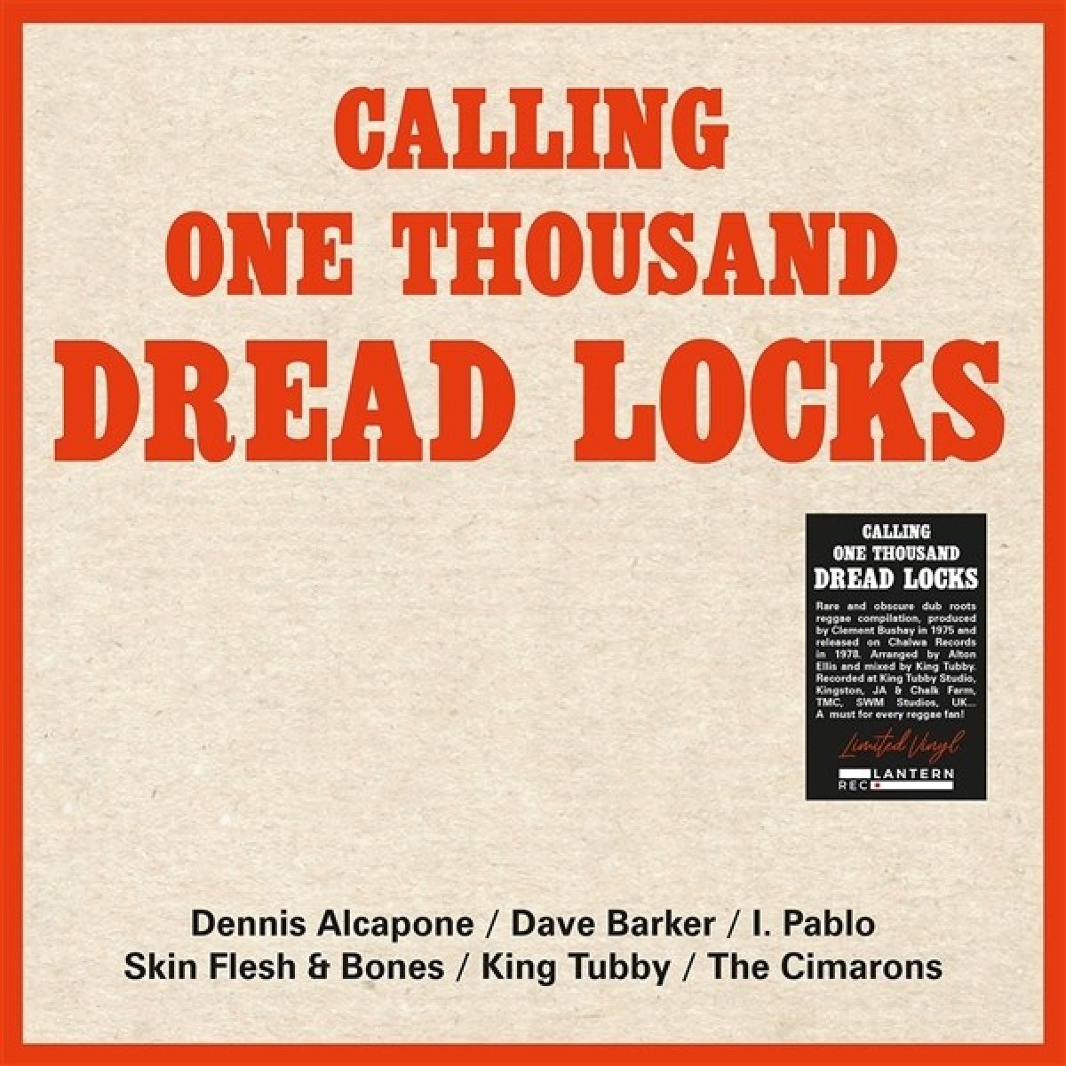 Afbeelding van Various Artists - Calling One Thousand Dread Locks