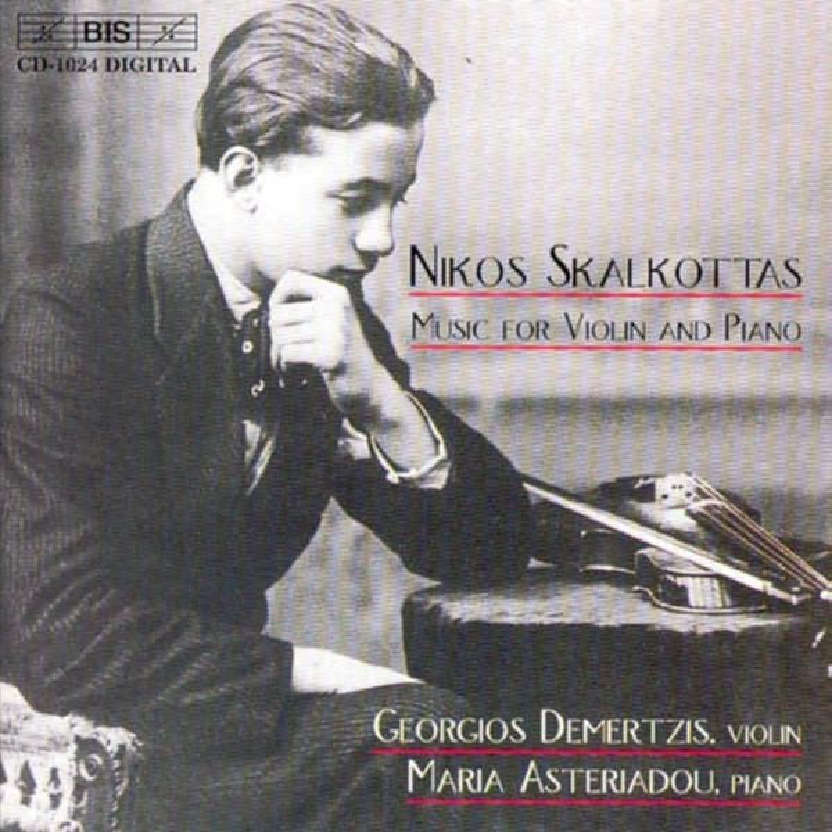 Afbeelding van Georgios Demertzis & Maria Asteriadou - Skalkottas: Music For Violin And Piano