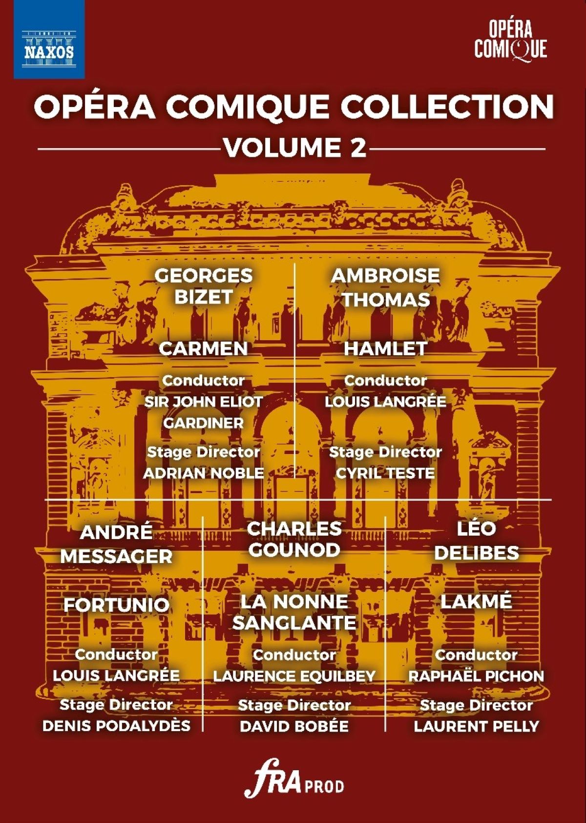 Sir John Eliot Gardiner, Louis Langrée, Laurence Equilbey & Raphaël Pichon - Opera Comique Collection, Vol. 2