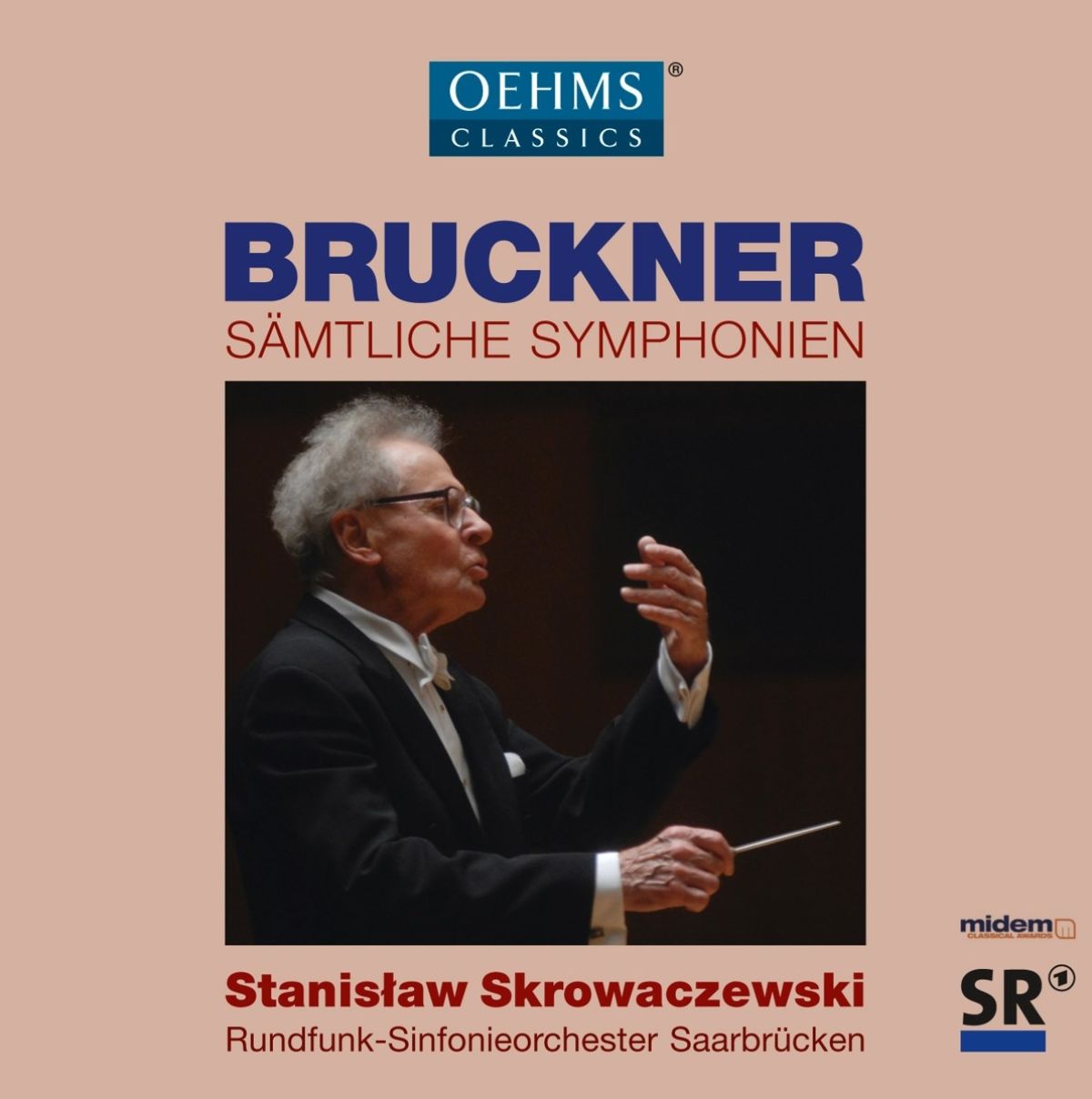Afbeelding van Saarbrücken Radio Symphony Orchestra, Stanislaw Skrowaczewski - Bruckner: Sämtliche Symphonien