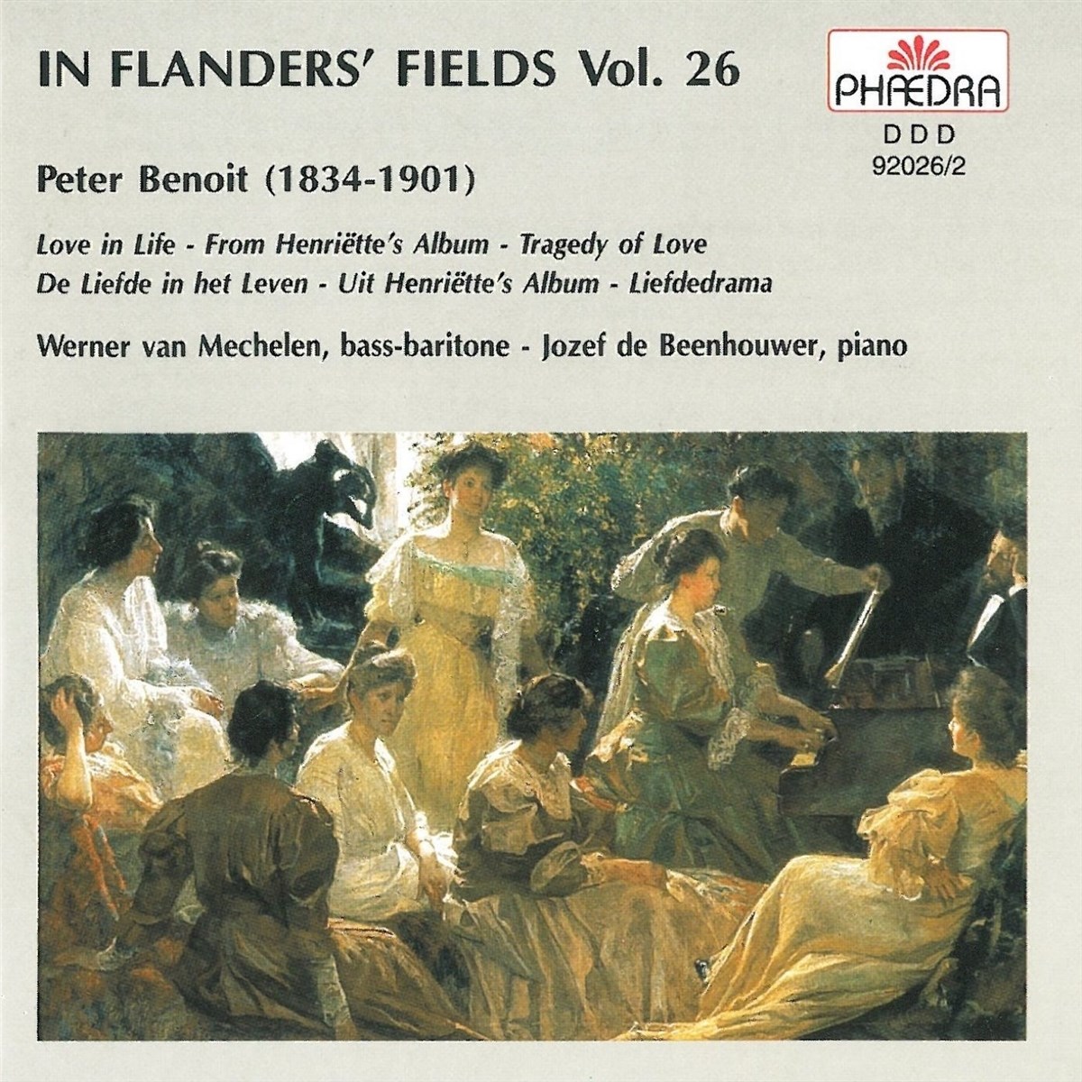Afbeelding van Werner Van Mechelen & Jozef De Beenhouwer - In Flanders' Fields Vol.26 - Peter Benoit