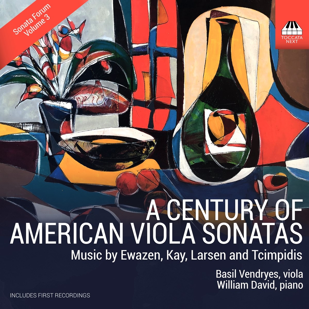 Afbeelding van Basil Vendryes, William David - Sonata Forum No. 3: A Century Of American Viola Sonatas