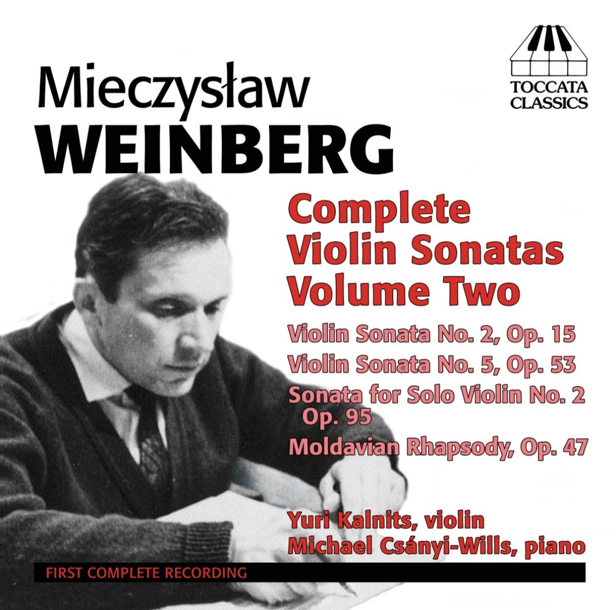 Afbeelding van Yuri Kalnits & Michael Csányi-Wills - Weinberg: Complete Violin Sonatas Volume two