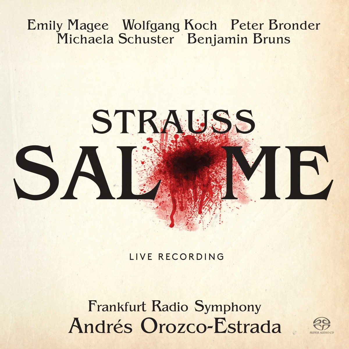 Afbeelding van Andrés Orozco-Estrada, Peter Bronder, Emily Magee - Richard Strauss: Salome Musical drama In one act