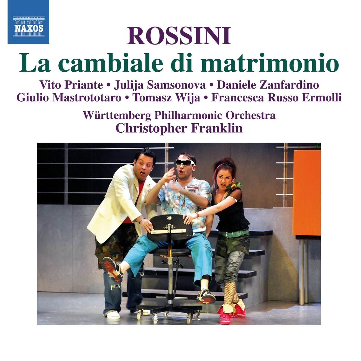 Afbeelding van Francesca Russo Ermolli, Württembergische Philharmonie Reutlingen, Christopher Franklin - Rossini: La Cambiale Di Matrimonio