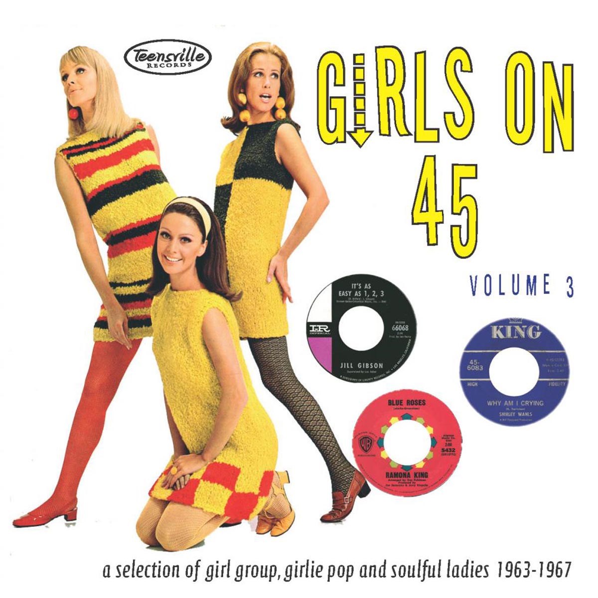 Afbeelding van Various Artists - Girls On 45 Volume 3: A Selection Of Girl Groups, Girlie Pop & Soulful Ladies 1963-1967