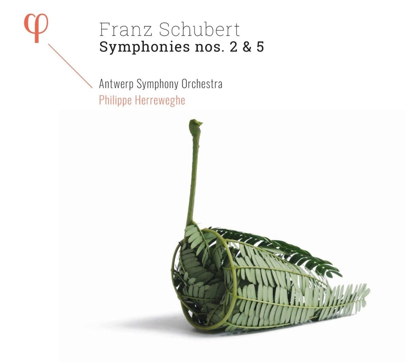 Afbeelding van Antwerp Symphony Orchestra, Philippe Herreweghe - Schubert: Symphonies Nos. 2 & 5