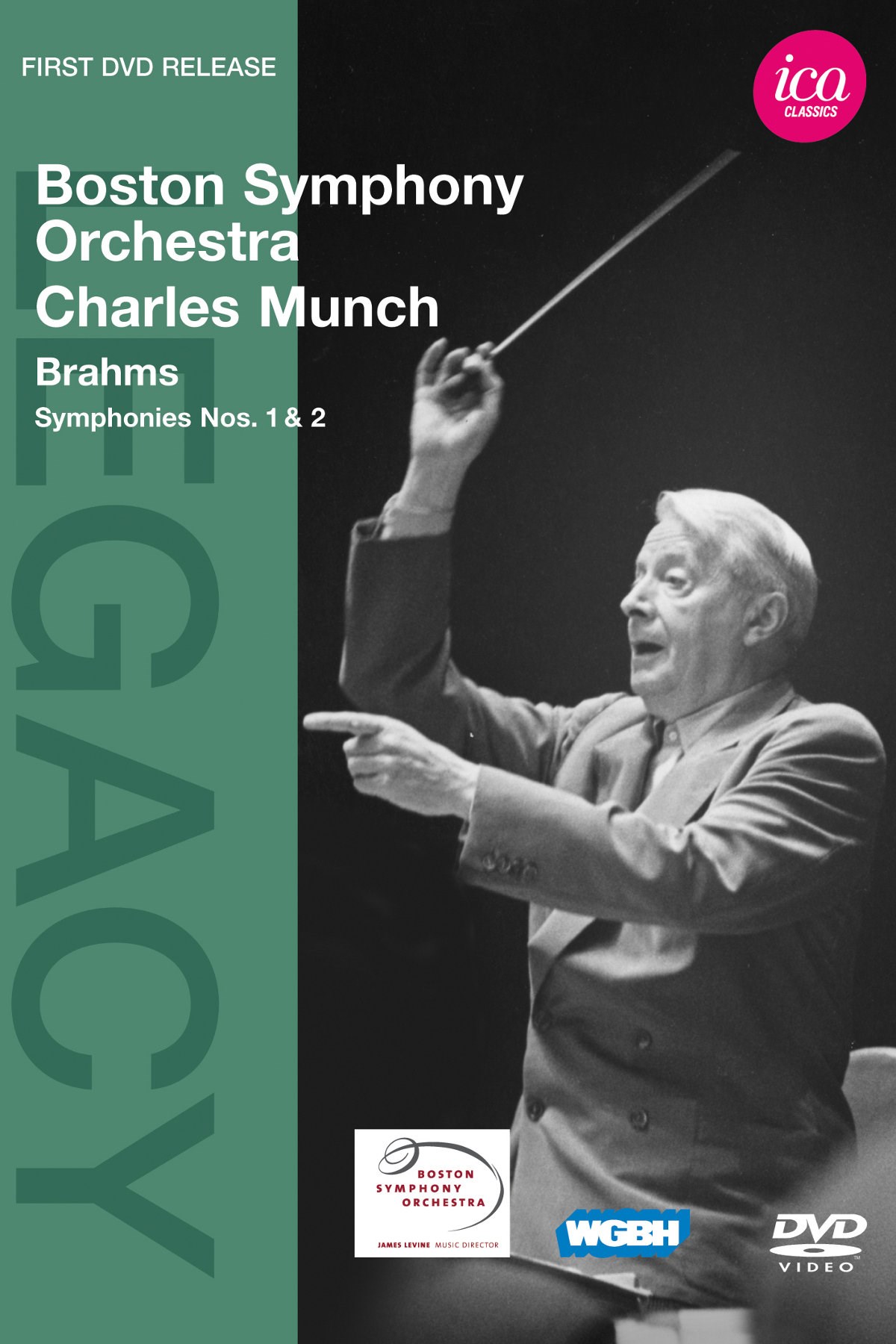 Afbeelding van Boston Symphony Orchestra, Charles Munch - Brahms: Symphony Nos. 1 & 2