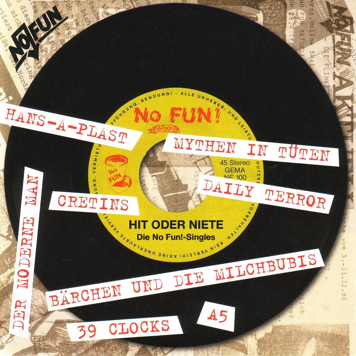Various Artists - NO FUN Records - Hit Oder Niete - Die Singles