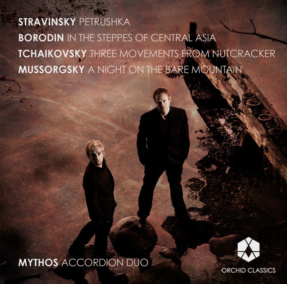 Afbeelding van Mythos Accordion Duo - Mythos: Petrushka | In The Steppes Of Central Asia | Three Movements From The Nutcracker | A Night On The Bare Mountain