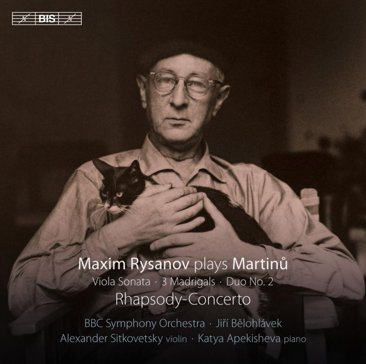 Afbeelding van BBC Symphony Orchestra, Maxim Rysanov - Martinů: Maxim Rysanov Plays Martinu