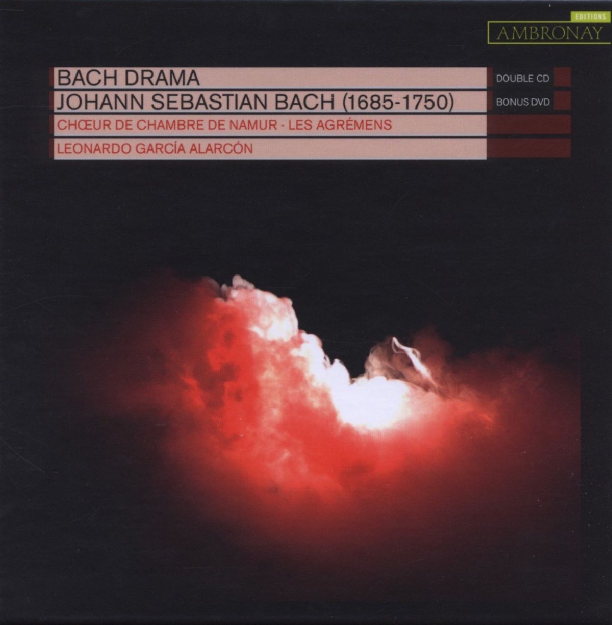 Afbeelding van Les Agrémens, Choeur De Chambre De Namur, Leonardo Garcia Alarcón - Bach Drama