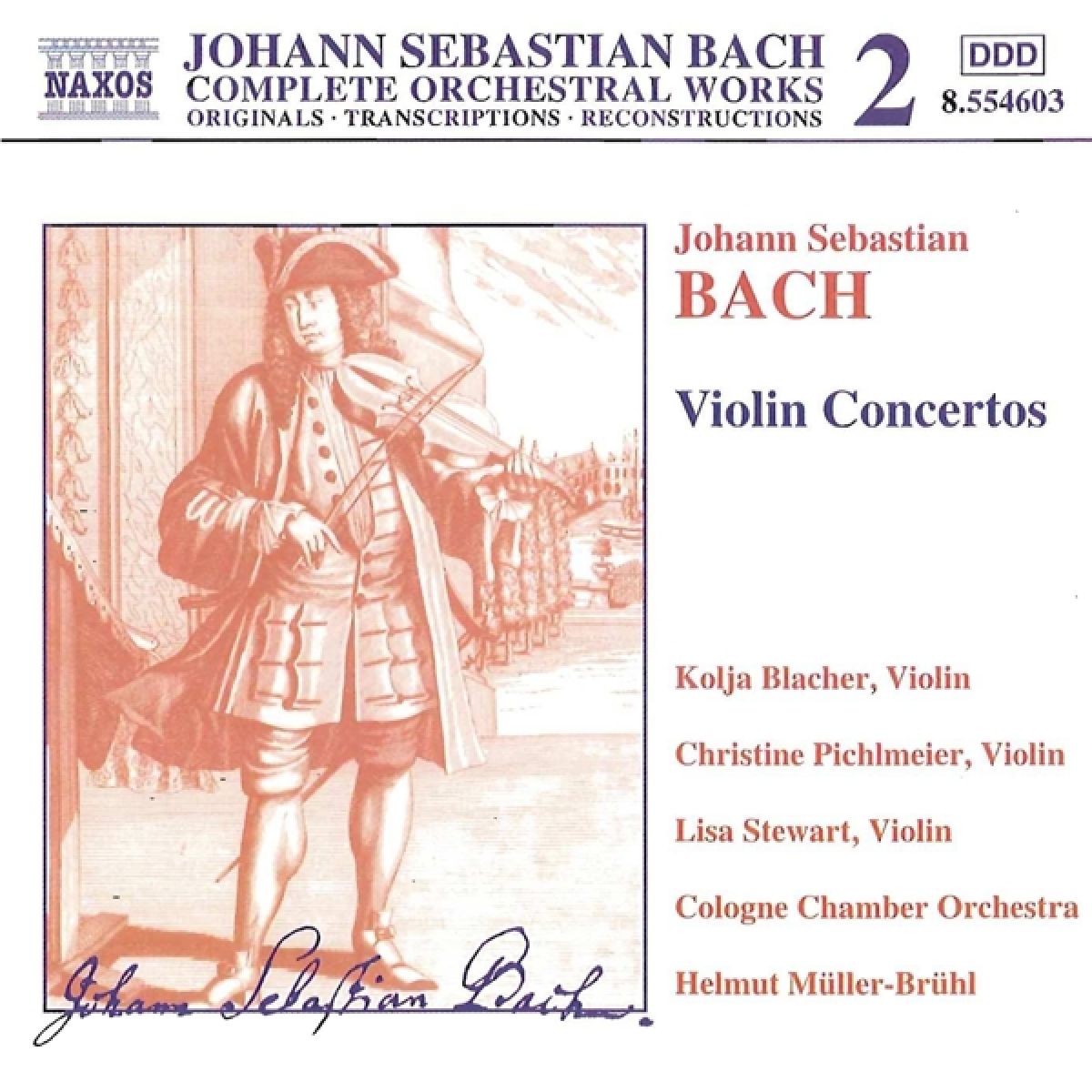 Cologne Chamber Orchestra, Helmut Müller-Brühl - J.S. Bach: Violin Concertos