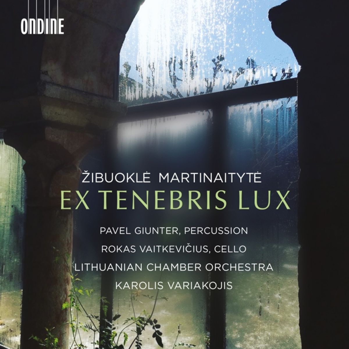 Afbeelding van Pavel Giunter, Rokas Vaitkevicius, Lithuanian Chamber Orchestra, Karolis Variakojis - Ex Tenebris Lux