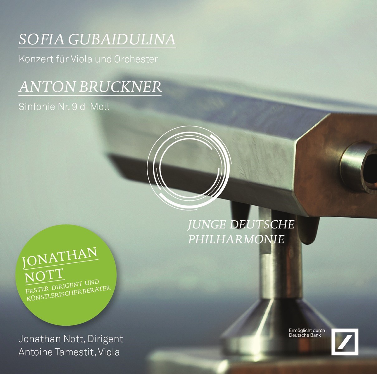 Afbeelding van Antoine Tamestit, Junge Deutsche Philharmonie, Jonathan Nott - Bruckner: Sinfonie Nr.9 | Gubaidulina: Konzert Für Viola Und Orchester