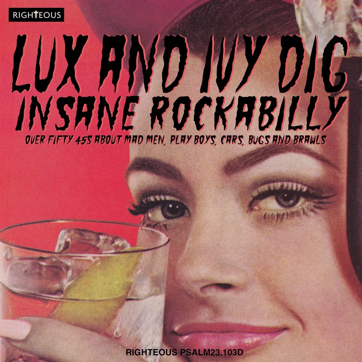 Afbeelding van Various Artists - Lux And Ivy Dig Insane Rockabilly (Over Fifty 45s About Mad Men, Play Boys, Cars, Bugs And Brawls)