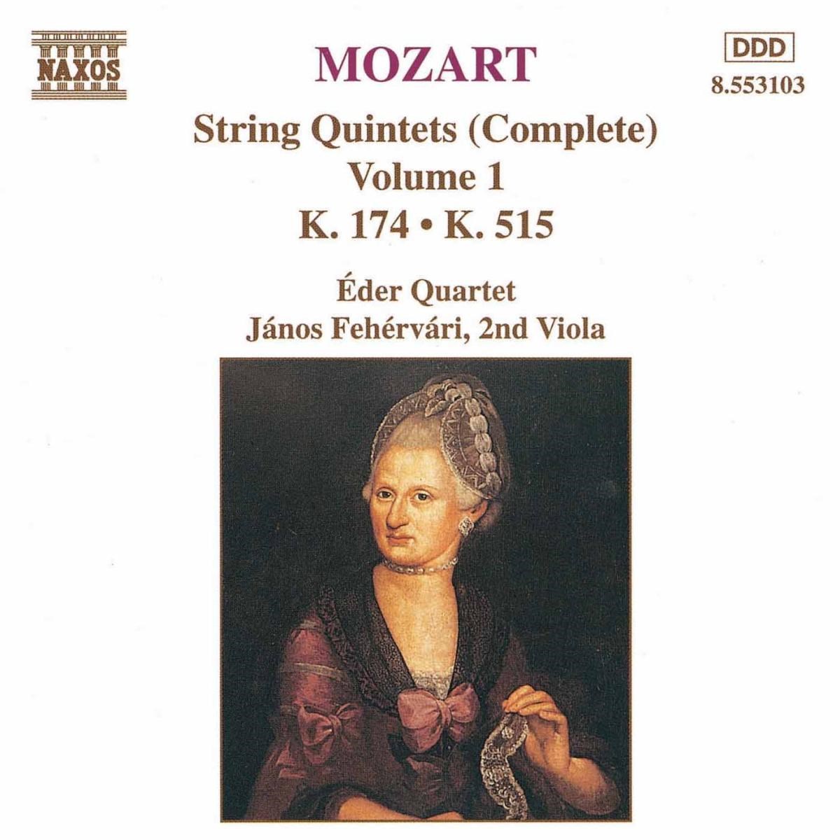 Afbeelding van Eder Quartet - Mozart: String Quintets 1