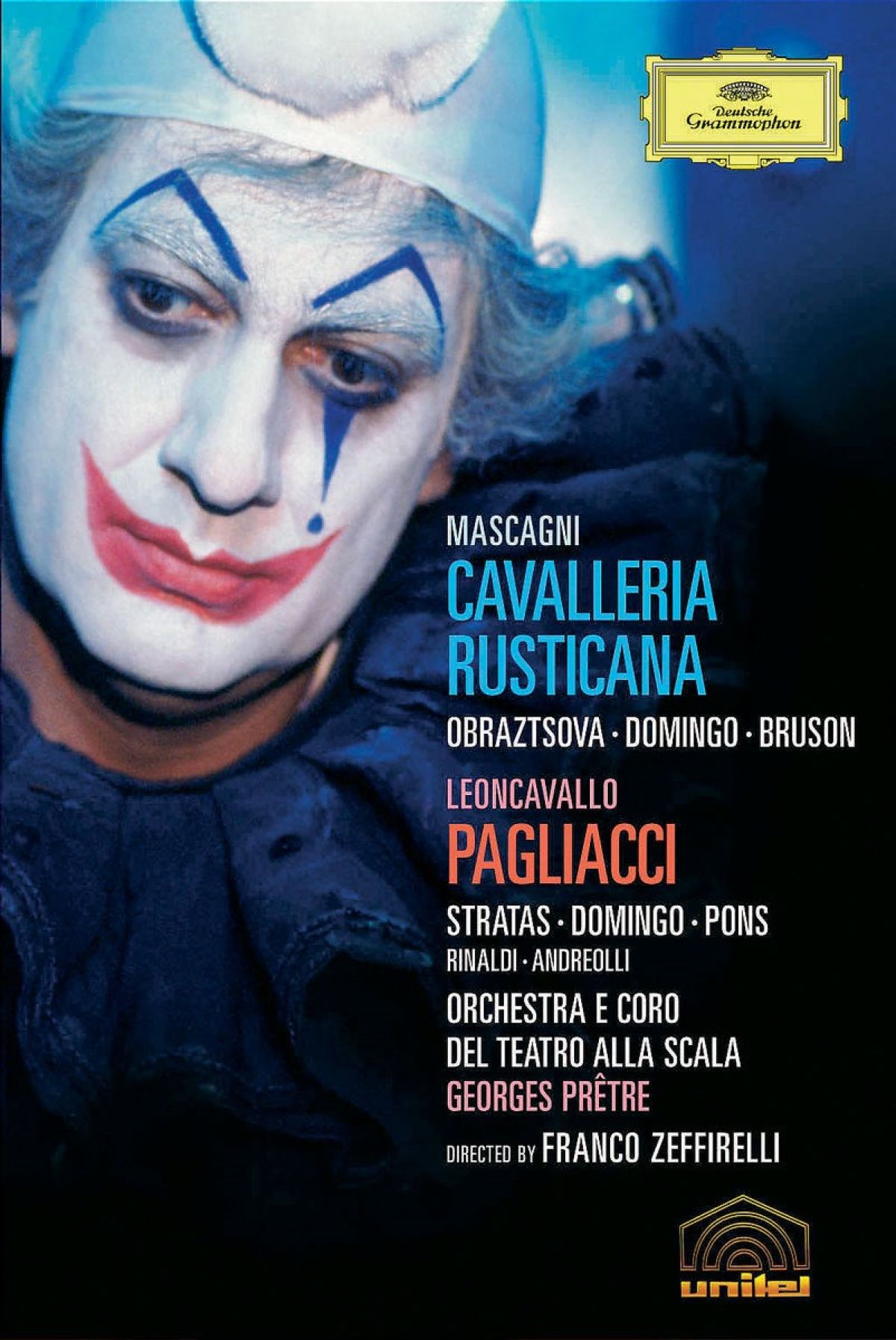 Afbeelding van Elena Obraztsova, Teresa Stratas, Plácido Domingo - Mascagni: Cavalleria Rusticana | Leoncavallo: Pagliacci