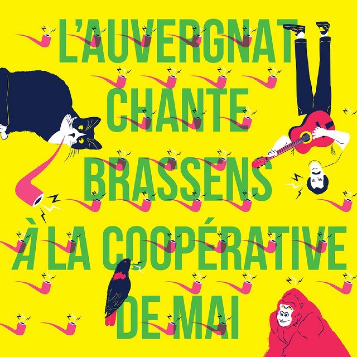 Afbeelding van Various Artists - L'Auvergnat Chante Brassens À La Coopérative De Mai