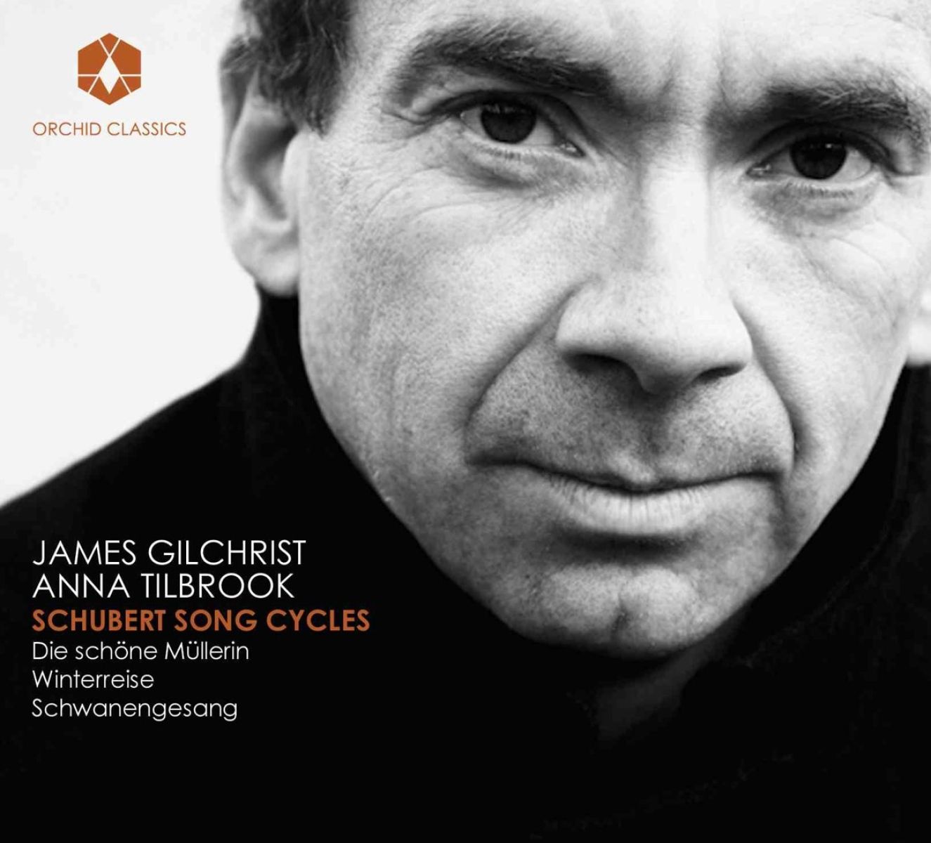 Afbeelding van James Gilchrist & Anna Tilbrook - Schubert: Song Cycles: Die Schöne Müllerin | Winterreise | Schwanengesang