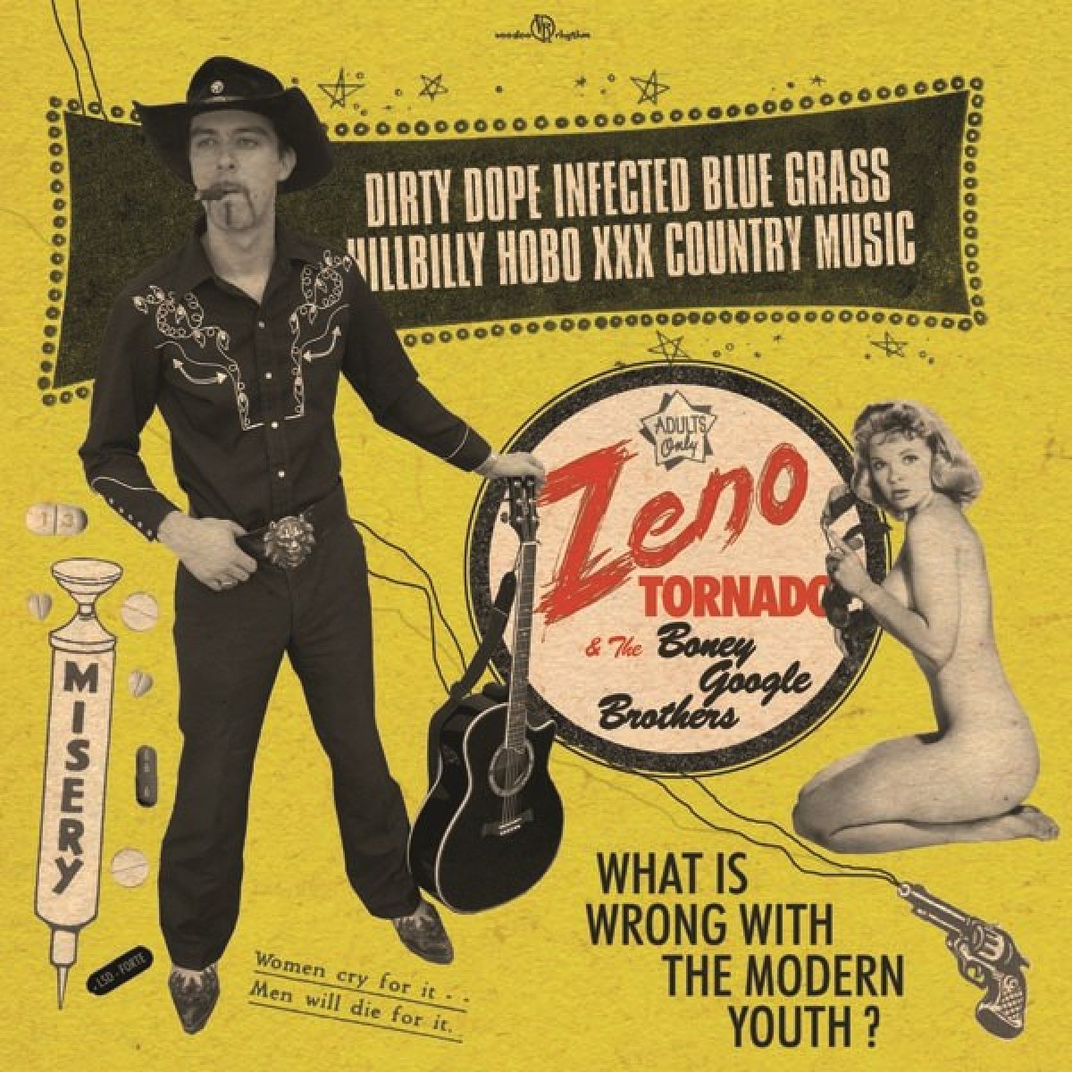 Afbeelding van Zeno Tornado & The Boney Google Brothers - Dirty Dope Infected Blue Grass