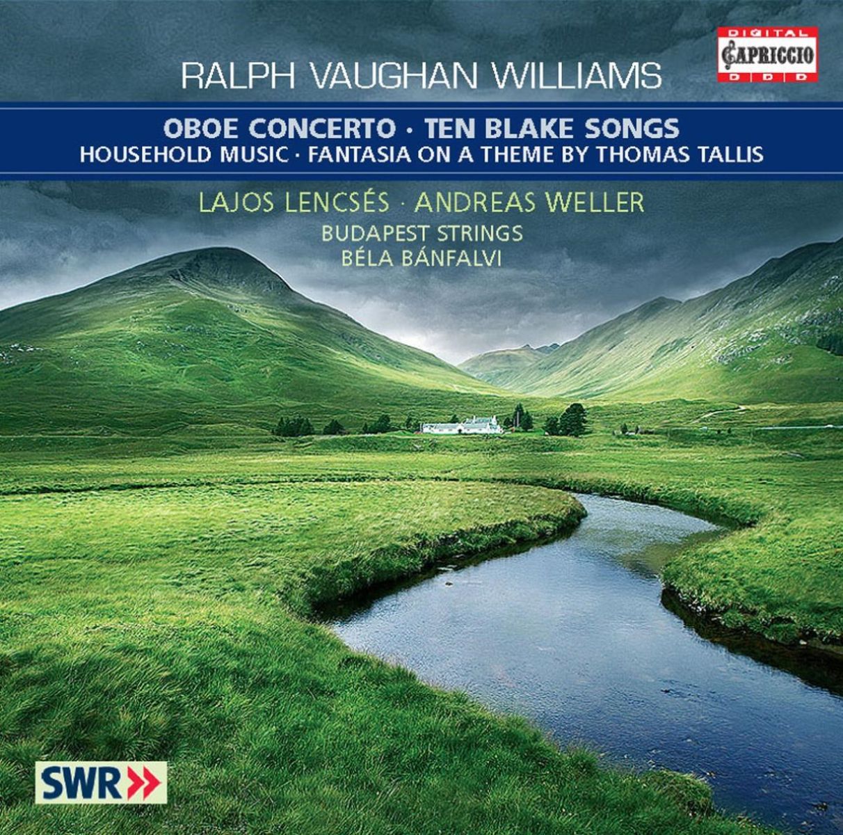 Lajos Lencsés, Andreas Weller, Budapest Strings, Béla Bánfalvi - Williams: Oboe Concerto/Ten Blake Songs
