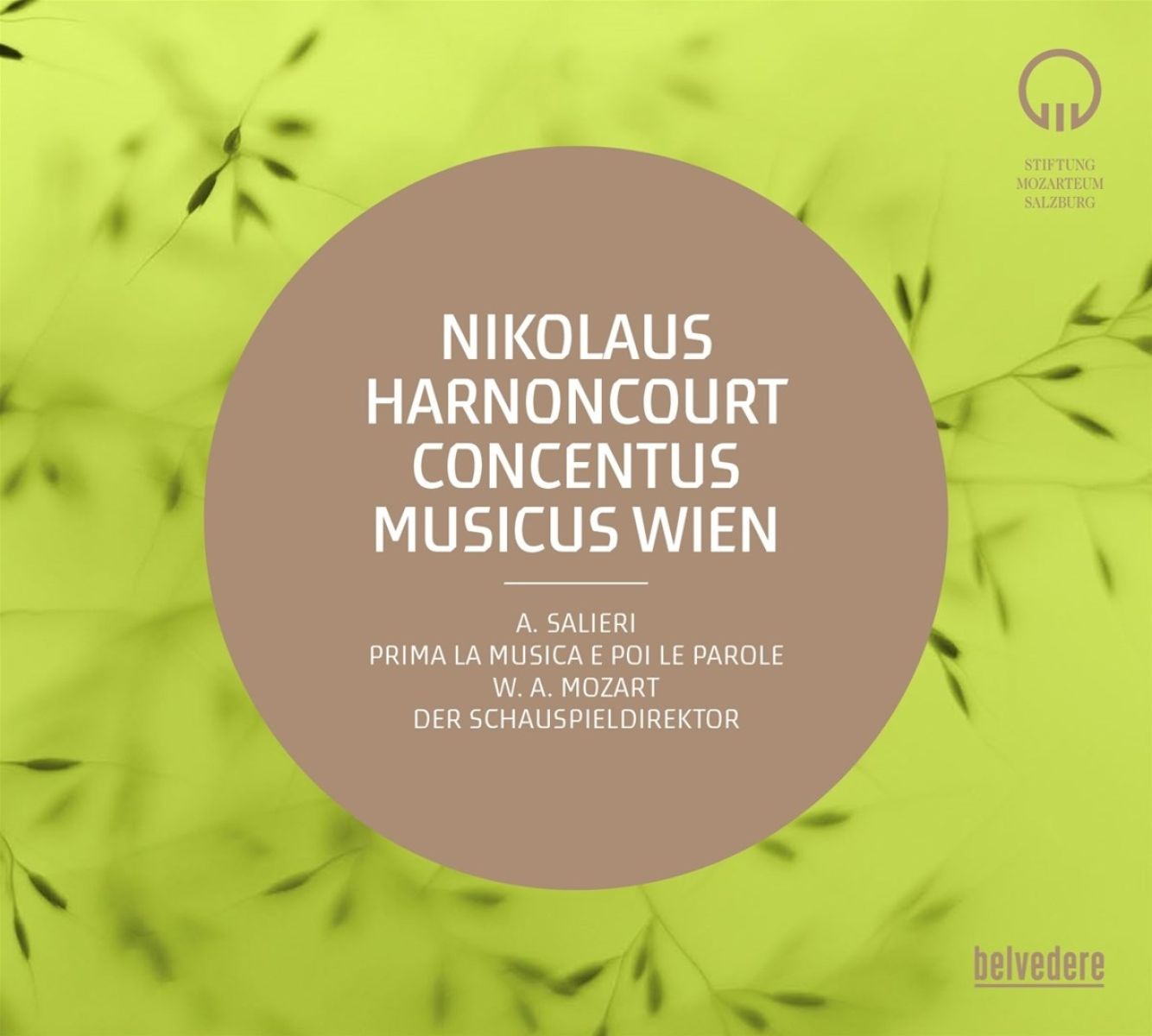 Afbeelding van Concentus Musicus Wien, Nikolaus Harnoncourt - Prima La Musica E Poi Le Parole |Der Schauspieldirektor