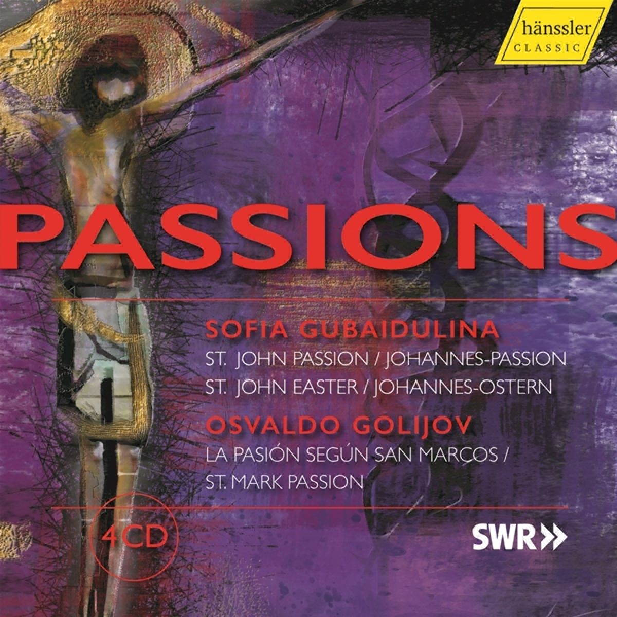 Afbeelding van Julia Sukmanova, Gächinger Kantorei - Golijov & Gubaidulina: Passions - St. John Passion