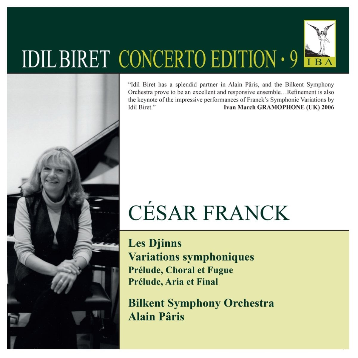 Afbeelding van Idil Biret, Bilkent Symphony Orchestra, Alain Pâris - Franck: Les Djinns | Variations Symphoniques